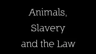 Animals, Slavery and the Law (Compilation)