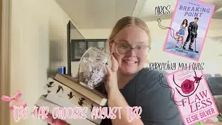 TBR jar chooses my August TBR: rereads, cowboys, arcs, and some hopefuls 🤠🫙🎀