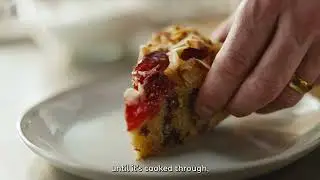 Tom Kerridge's Spiced plum, raspberry and almond cake | M&S Food