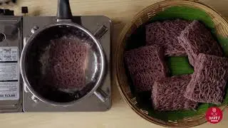 Riceberry Rice Ramen Mass preparation