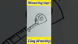 Measuring tape drawing #shorts #youtubeshorts #easydrawing #drawing #foryou #trending #viral #status
