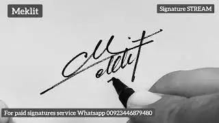 Signature Calligraphy art | How to signature your name | Sign your name  | Autograph | Design
