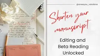 Become an Author - Part 2  l  Book Editing and Beta Reading Process