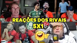 🤣VAMOS RIR ? REAÇÕES DOS RIVAIS SECANDO O VERDÃO E SE DANDO MAL - PAMEIRAS 5X1 VITORIA