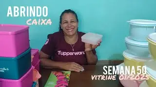 ABRINDO CAIXA TUPPERWARE SEMANA 50.