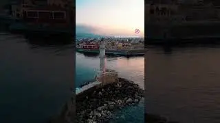 Sunset in Crete Chania