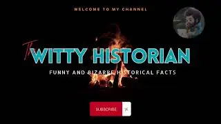 CHANNEL TRAILER : This is the Witty Historian! #wittyhistorian #history