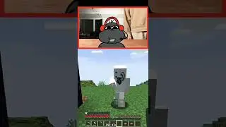 rabberts first reaction to the nether #funny l #minecraft #animation
