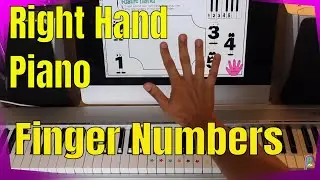 Right Hand Fingers | Finger Numbers | Fun-Keys 4 Kids| UK | Easy Piano | Pre-school Piano | Piano