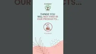 We choose not to use any of these ingredients in our products. | Natural Skin Care | EcoNbio Roots