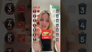 picking best food challenge👀