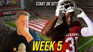 START and SIT These RBs in Week 5! (Every Matchup)