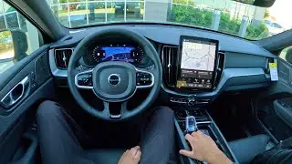 Volvo XC60 B5 Ultra Black Edition 2026 года — тест-драйв от первого лица