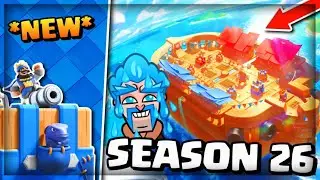 Season 26 Clash Royale Update! New Emote + Tower Skins REVEALED for Season 26 Clash Royale!