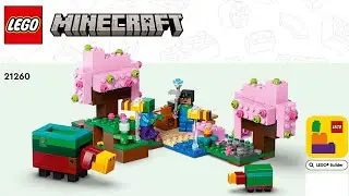 LEGO Instructions | The Cherry Blossom Garden | 21260 | LEGO MINECRAFT 2024