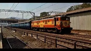 Super Honking by Old Itarsi WAM 4 with 11071/Kamayani Express.