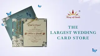 Pine Green Laser Cut MDF Wedding Card - KRB08130