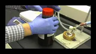 Dispensing Air Sensitive Liquid Reagents in a Fume Hood Setting