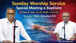 Sunday Worship Service | Baptisms | Shalem Prayer House, Professors Colony Kadapa