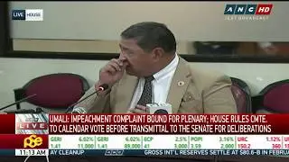 WATCH: House justice chair Rep. Reynaldo Umali in a press briefing | 8 March 2018