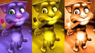 Talking Tom | Tom Cat Eating Icecream Red Chilli Milk Watermelon | Tom Said  Full Video Watching 