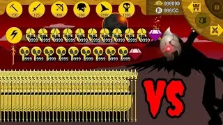 NEW MOD ARMY RED CONTROLS GIANT SWORDSMAN GOLDEN X999999 ALL ICONS | STICK WAR LEGACY - KASUBUK SN