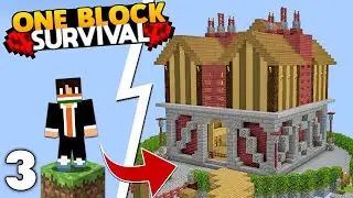 I Built A Trading Factory In Minecraft One Block 1.20 Survival series (3)