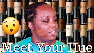 TRYING OUT THE NEW DOSE OF COLORS MEET YOUR HUE FOUNDATION.....