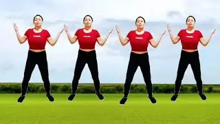 Exercise daily at home, reduce fat, slim waist, lose weight/workout dance fit