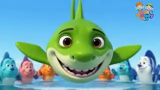🦈🌈 Разноцветные океанские акулы! | Веселая песенка про цвета акул для детей из Великобритании и С...