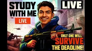 Study With Me LIVE 🔥 | Day 210 of JEE &bull; GATE &bull; NEET &bull; UPSC Prep 💯 | Join the Ultimate Grind 💪