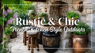 French Outdoor Kitchen Ideas for Tiny Gardens 🍽️ | Savor Alfresco in Vintage Style