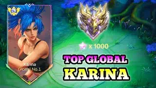 17Kill + Triplekill Karina Agresif Gameplay x imo 1000 - Top Global Karina