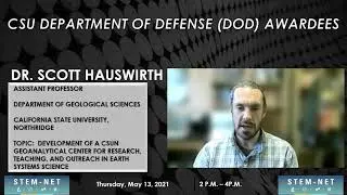 CSU Department of Defense (DoD) Awardees Webcast (Meet the Presenters) May 13th, 2021