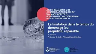 La limitation dans le temps du dommage (ou préjudice) réparable - Daniel Gardner