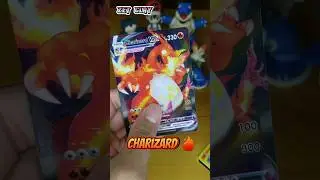 open pack pokemon card and i get Gigantamax Charizard and other pokemon #shorts