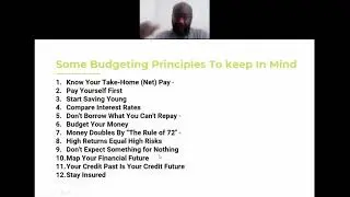 Budgeting Principles