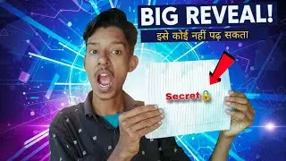 इसे कोई नहीं पढ़ सकता🔒How to Write Invisible Message Experiment #secret