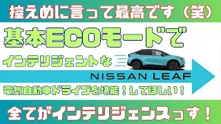 新型リーフ 控えめに言って最高です（笑）全てがインテリジェンスっす！　＃日産リーフ　＃電気自動車