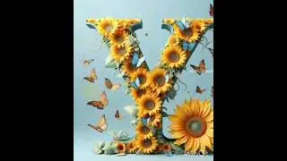 English Flower Writing Tips | Stylish Flower Writing Using Cut Marker |
