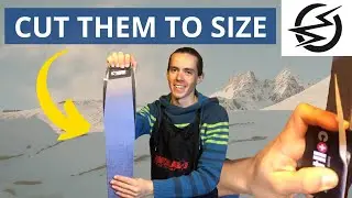 How to Trim Climbing Skins to Size for Ski Mountaineering