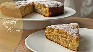 Easiest Moist Apple Cake Recipe - Super Soft and Delicious Cake in 10 Minutes