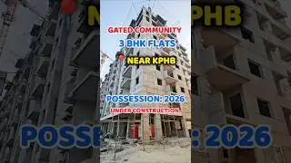 3 BHK Gated Community Flats near Kphb Metro Station | Starts from 1 Cr*