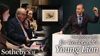 The Record Breaking $18 Million Bidding Battle for Rembrandt's Young Lion | Sotheby's
