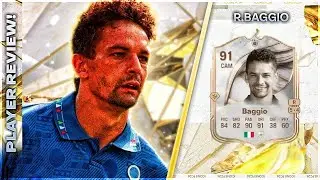 ОБЗОР ИГРОК-КУМИРА РОБЕРТО БАДЖО С РЕЙТИНГОМ 91 - EA FC26 ULTIMATE TEAM