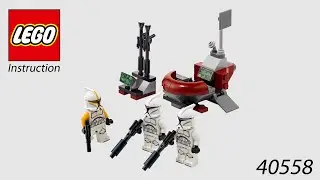 LEGO Instruction - Star Wars - 40558 - Clone Trooper&trade; Command Station