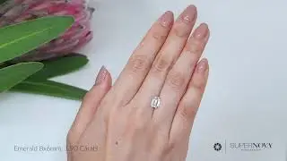 SUPERNOVA Moissanite Emerald 8x6mm