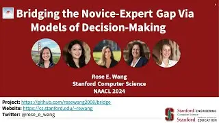 NAACL 2024: Bridging the Novice-Expert Gap via Models of Decision-Making