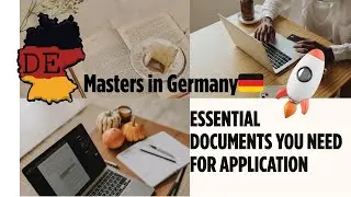 Documents needed for masters application in Germany. Don't wait until last minute 