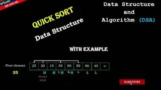 Quick sort in DSA | Divide & Conquer Technique | Working Principle detail logic | example in Nepali